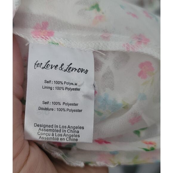 For Love and Lemons- NWT White eyelet dress- size small- READ - Picture 7 of 10